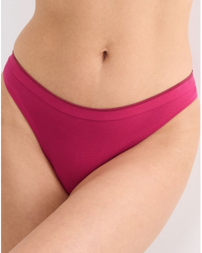 Lotte de 2 tangas modal Sloggi GO Sense (Rose clair/Rose foncé)