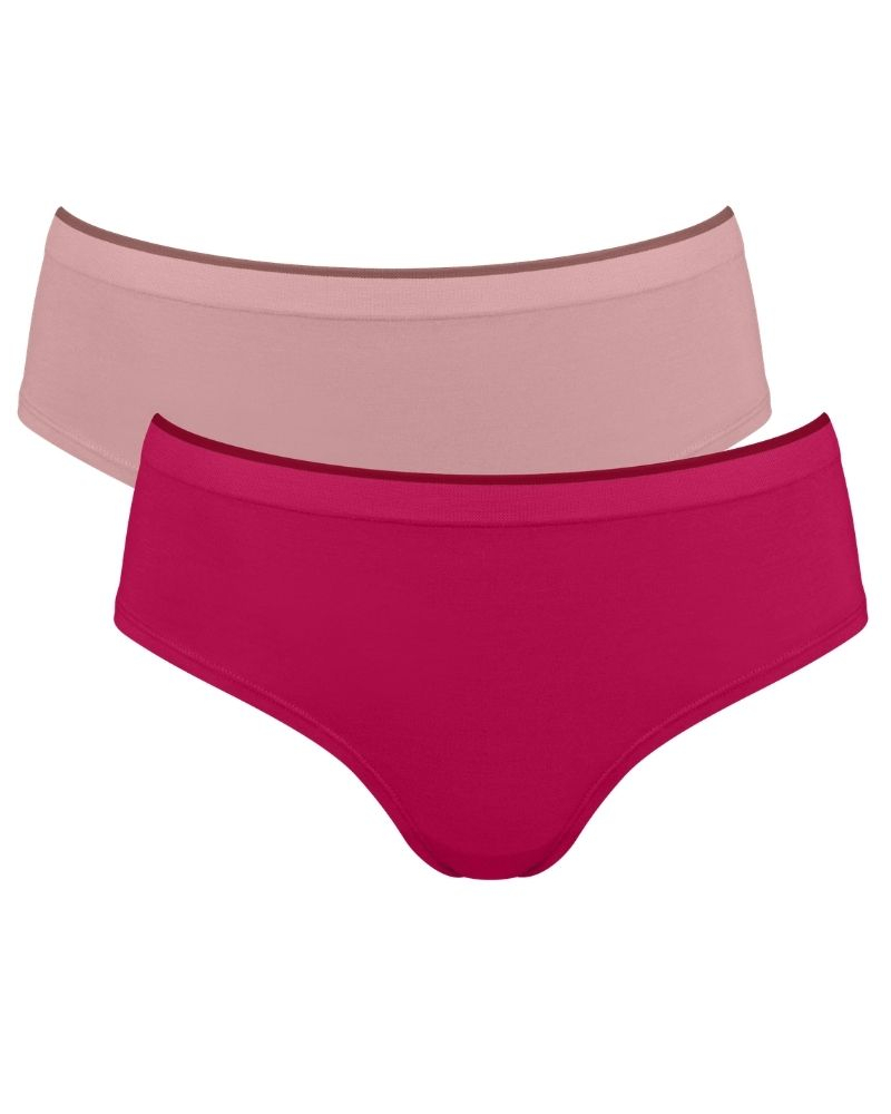 Lotte de 2 hipster Sloggi Go Sense (Rose clair/Rose foncé)