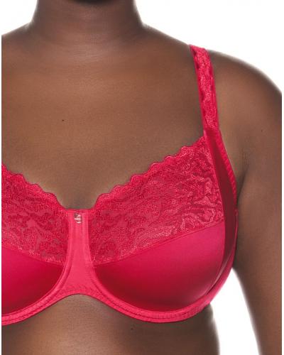 Underwired bra Louisa Bracq Electric Waves (Rouge à Lèvres)