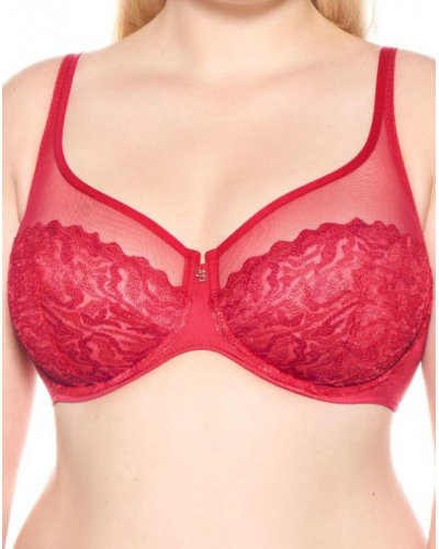 Soutien-gorge plunge Louisa Bracq Electric Waves (Rouge à Lèvres)