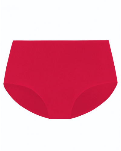 Invisible cotton stretch knicker Louisa Bracq Electric Waves (Rouge à Lèvres)