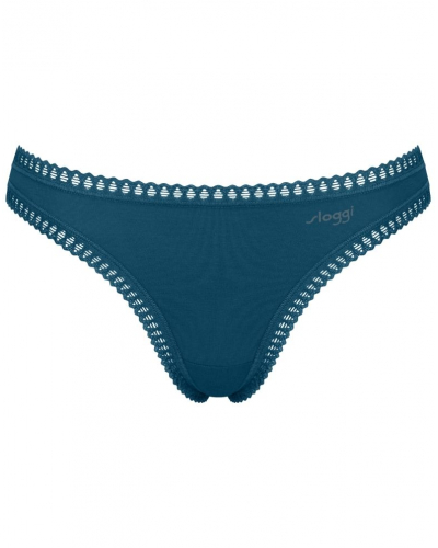 Tanga algodón Sloggi Go Crush (Paquete de 3) (Turquoise Light Combination)