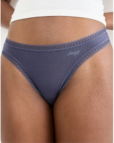 String coton bio Sloggi Go Crush (Lot de 3) (Lilac Light Combination)