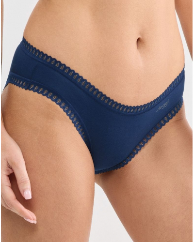 Slip mini coton bio Sloggi GO Crush (Lot de 3) (Turquoise Light Combination)