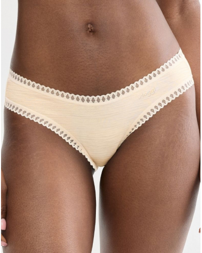 Mini calzoncillo algodón Sloggi GO Crush (Paquete de 3) (Lilac Light Combination)