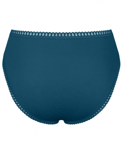 Calzoncillo escotado algodón Sloggi GO Crush (Paquete de 3) (Turquoise Light Combination)