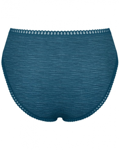 Slip échancré coton bio Sloggi GO Crush (Lot de 3) (Turquoise Light Combination)