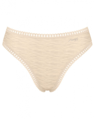 Slip échancré coton bio Sloggi GO Crush (Lot de 3) (Lilac Light Combination)