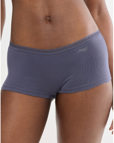 Boxer coton bio Sloggi GO Crush (Lot de 3) (Lilac Light Combination)