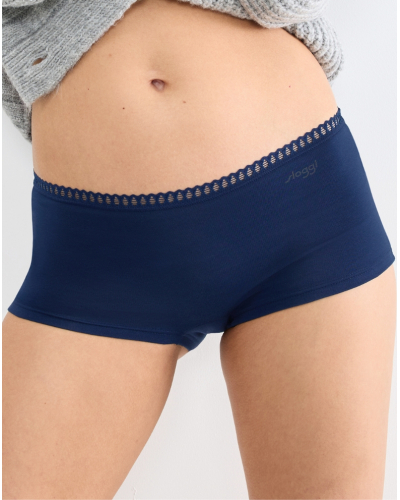 Boxer coton bio Sloggi GO Crush (Lot de 3) (Turquoise Light Combination)