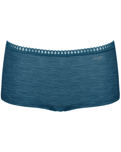 Boxer coton bio Sloggi GO Crush (Lot de 3) (Turquoise Light Combination)