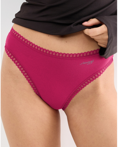 High-cut brief cotton Sloggi GO Crush (Pack of 3) (Multicolor)