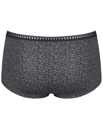 Boxer short cotton Sloggi GO Crush (Pack of 3) (Blanc/Noir/Violet)