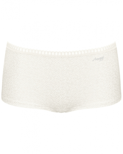 Boxer algodón Sloggi GO Crush (Paquete de 3) (Blanc/Noir/Violet)
