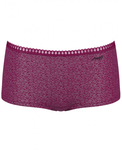 Boxer algodón Sloggi GO Crush (Paquete de 3) (Blanc/Noir/Violet)