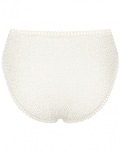 High-cut brief cotton Sloggi GO Crush (Pack of 3) (Blanc/Noir/Violet)