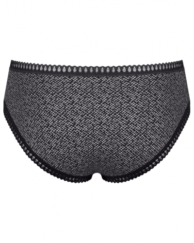 Hipster algodón Sloggi GO Crush (Paquete de 3) (Blanc/Noir/Violet)