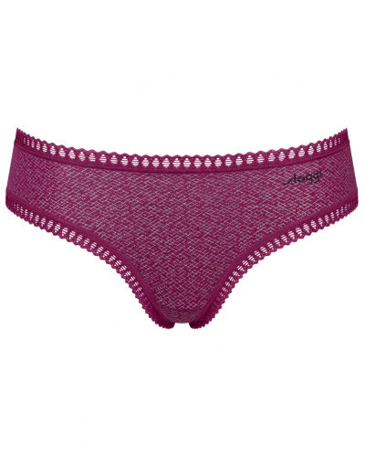 Hipster cotton Sloggi GO Crush (Pack of 3) (Blanc/Noir/Violet)