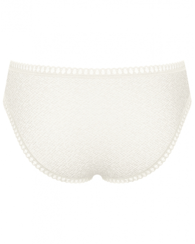 Slip mini coton bio Sloggi GO Crush (Lot de 3) (Blanc/Noir/Violet)