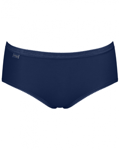 Calzoncillos midi Sloggi Basic + (Paquete de 3) (Bleu/Vert/Blanc)
