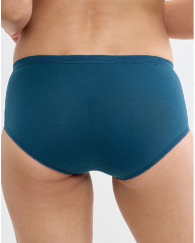 Calzoncillos midi Sloggi Basic + (Paquete de 3) (Bleu/Vert/Blanc)