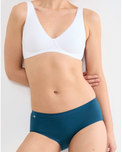 Slips midi Sloggi Basic + (Lot de 3) (Bleu/Vert/Blanc)
