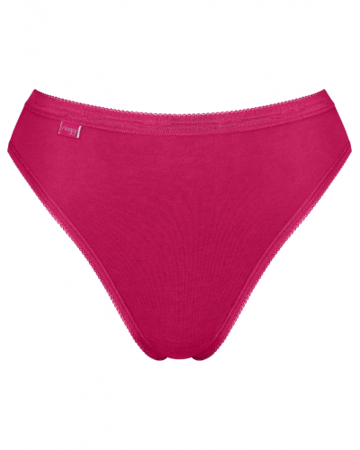 Paquete de 3 calzoncillos tai Sloggi Basic + (Marron/Rose/Blanc)