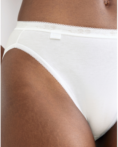 Pack of 3 tai briefs Sloggi Basic + (Bleu/Vert/Blanc)