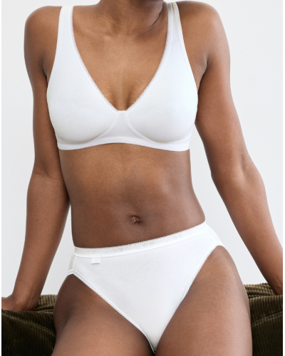 Paquete de 3 calzoncillos tai Sloggi Basic + (Bleu/Vert/Blanc)
