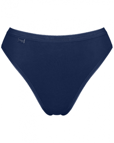 Paquete de 3 calzoncillos tai Sloggi Basic + (Bleu/Vert/Blanc)
