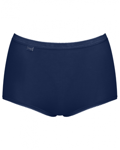 Calzoncillos maxi Sloggi Basic + (Paquete de 3) (Bleu/Vert/Blanc)