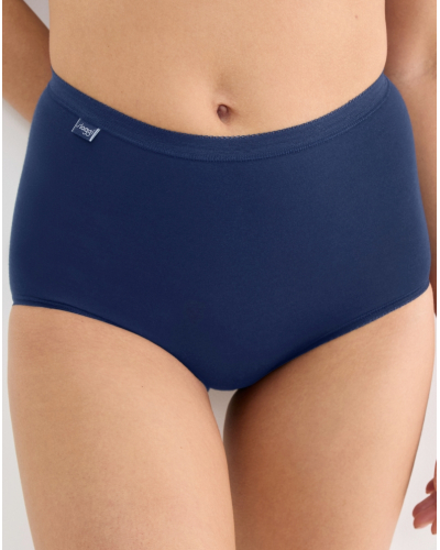 Calzoncillos maxi Sloggi Basic + (Paquete de 3) (Bleu/Vert/Blanc)