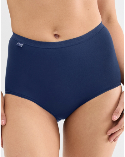 Slips maxi Sloggi Basic + (Lot de 3) (Bleu/Vert/Blanc)
