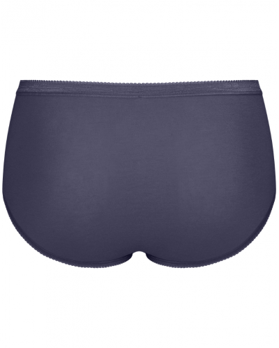 Lot de 4 slips midi Sloggi Basic+ (Blanc/Bleu)