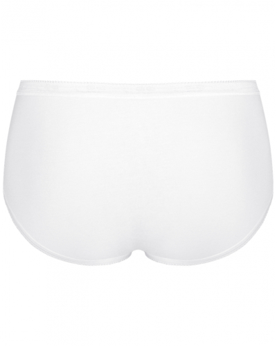 Paquete de 4 calzoncillos midi Sloggi Basic+ (Marron/Rose/Blanc/Rouge)