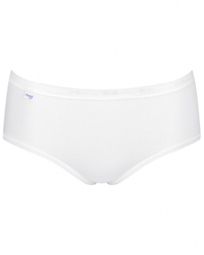 Paquete de 4 calzoncillos midi Sloggi Basic+ (Marron/Rose/Blanc/Rouge)