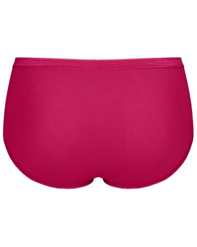 Paquete de 4 calzoncillos midi Sloggi Basic+ (Marron/Rose/Blanc/Rouge)