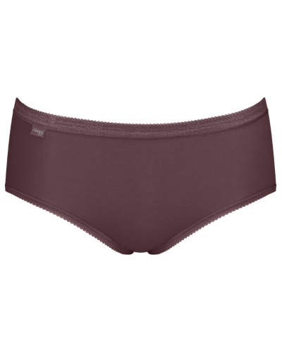 Pack of 4 midi briefs Sloggi Basic+ (Marron/Rose/Blanc/Rouge)