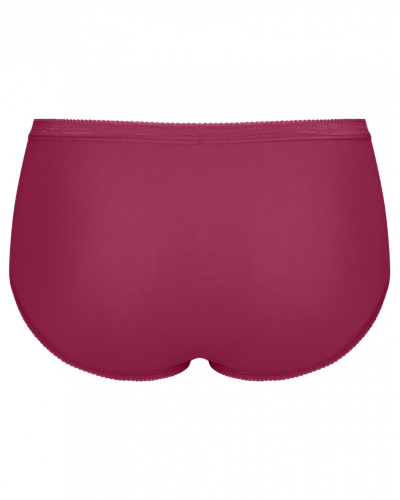 Paquete de 4 calzoncillos midi Sloggi Basic+ (Marron/Rose/Blanc/Rouge)