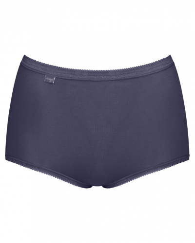Lot de 4 culottes maxi Sloggi Basic+ (Blanc/Bleu)