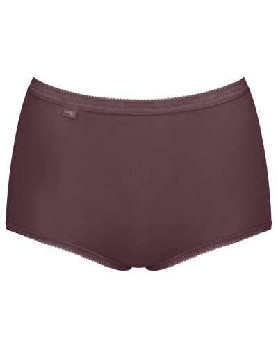 Paquete de 4 bragas maxi Sloggi Basic+ (Marron/Rose/Blanc/Rouge)