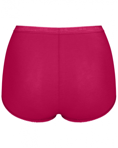 Pack of 4 maxi knickers Sloggi Basic+ (Marron/Rose/Blanc/Rouge)