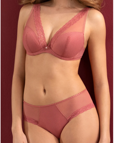 Soutien-gorge plunge demi-mousse Antigel Boyish Séduction (Blush Pétale)