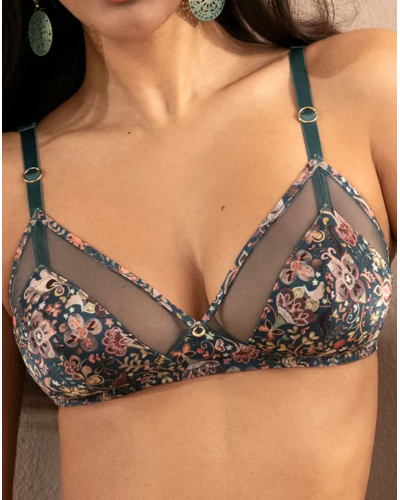Soutien-gorge sans armature Antigel Bohème Intime (Vert Bohème)