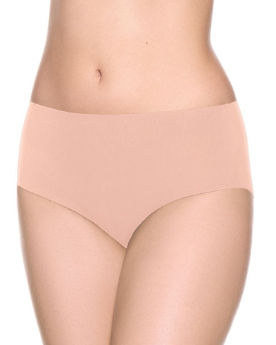 Culotte invisible coton stretch Louisa Bracq Jeanne (Nude Rose)