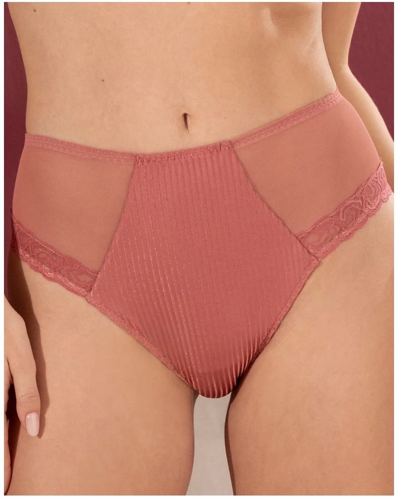 Slip taille haute Antigel Boyish Séduction (Blush Pétale)