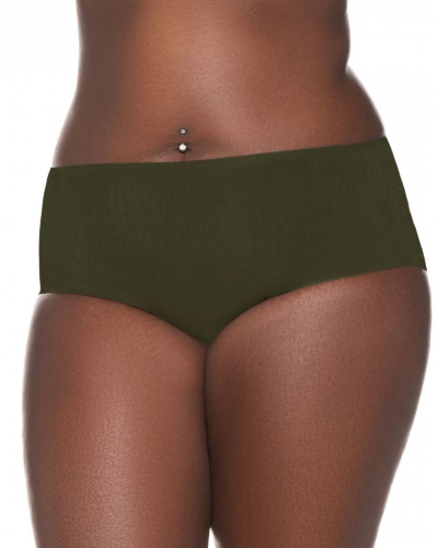 Seamless cotton stretch brief Louisa Bracq Esperanza (Olive)