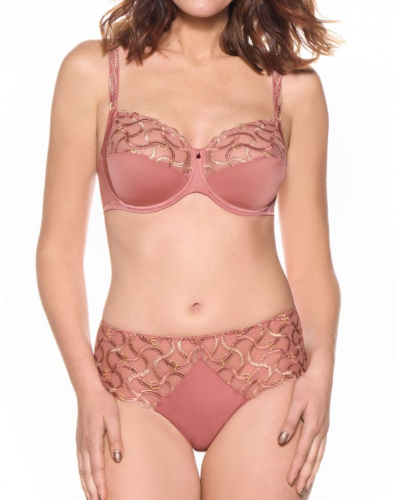 Underwired bra Louisa Bracq Pégase (Terracotta)