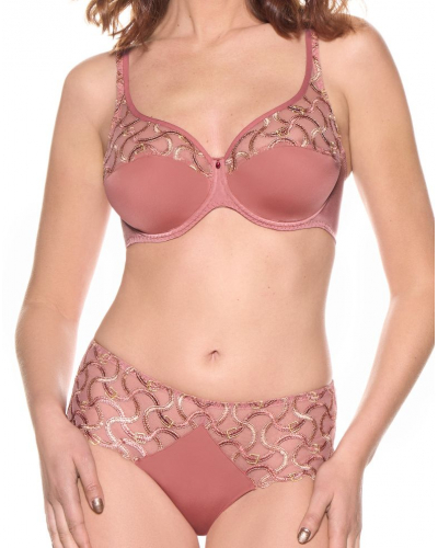 Soutien-gorge foulard Louisa Bracq Pégase (Terracotta)