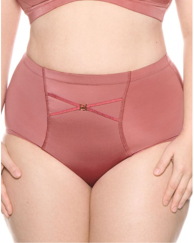 Culotte taille haute en coton stretch Louisa Bracq Pégase (Terracotta)